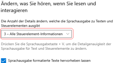 Sprachausgabe