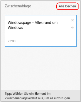 Zwischenablage