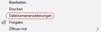 Kontextmenü