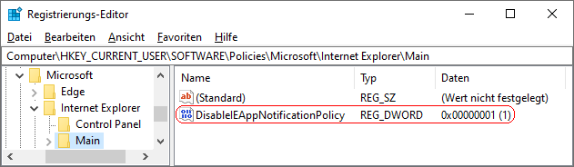 DisableIEAppNotificationPolicy