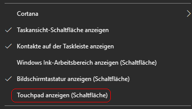Kontextmenü