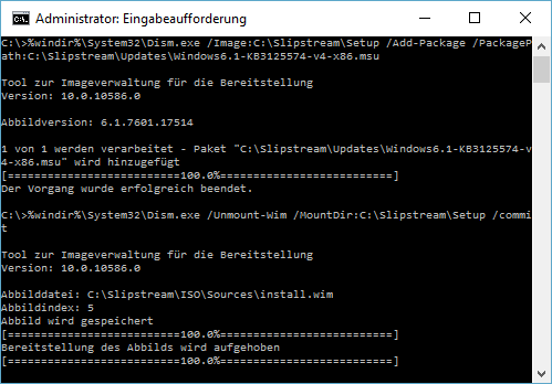 Updatepakete hinzufügen