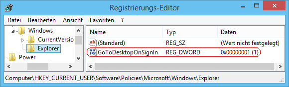 GoToDesktopOnSignIn